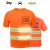 Man Work Wear Safety Clothing Hi Vis T-Shirt Reflective T Shirt