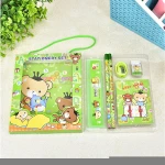 Manufacture  direct selling children creative stationery school supplies stationery set pencil topper eraser