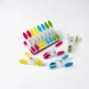 Manufacture high quality soft grip clips plastic colorful spring pegs for clothes