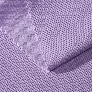 Manufacturer Bird Eye Mesh Fabric 110GSM Polyester Birds Eye Pique Knitted Sportswear Fabric-31