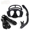 Manufacturer Custom Snorkel Set Snorkeling Scuba Snorkel Tube Diving Mask Swimming Goggles Diving Fins Set