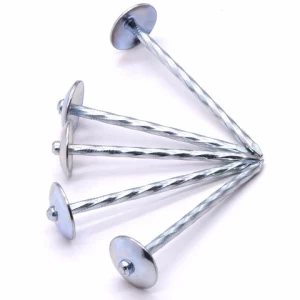 Manufacturer Galvanized Stainless Steel Roofing Nails For Connecting Wood Components and Fixing Asbestos and Plastic Shingles