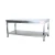 Import Manufacturer kitchen prep coffee table stainless steel stand metal work table from China