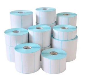 Manufacturer Promotional Product Multipurpose Label Stickers Three-proof Thermal Paper 50*30mm Self-adhesive Labels Roll