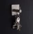 Import Manufacturers supply high quality nickel brushed stainless steel coat hook 3M self-adhesive robe hook from China