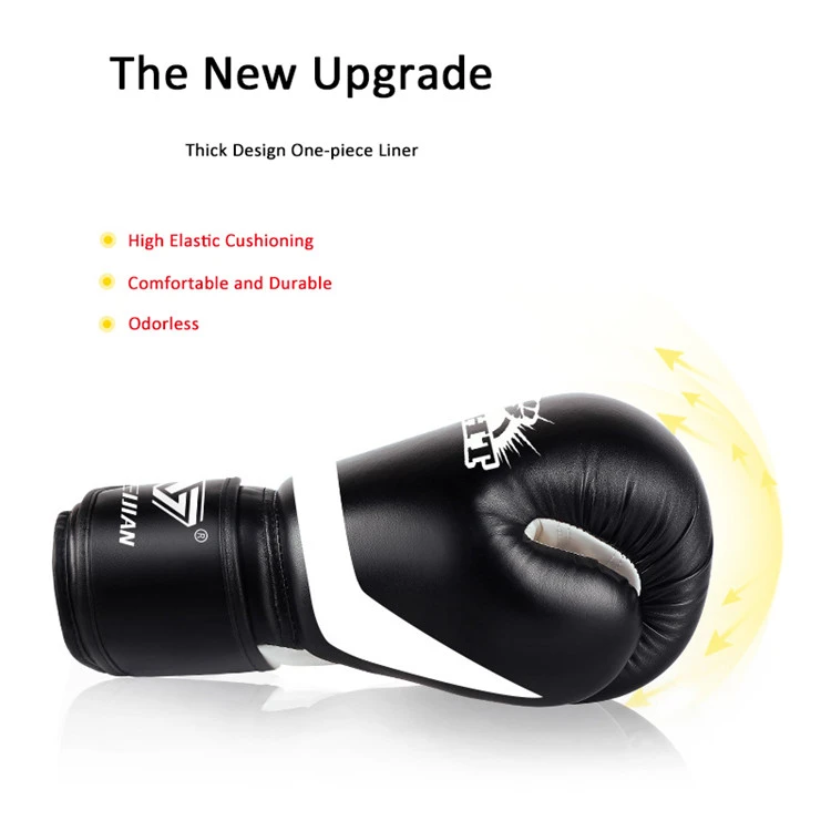 Manufacturers Top Quality Cool, Light Custom Professional Fingerless Leather Stable Durable Boxing Bag Gloves/