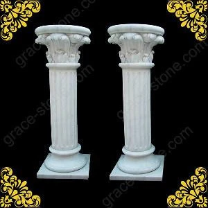 Marble pillars