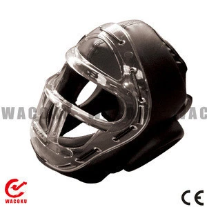 Martial Arts/ Karate Head Guard with P.C. Face Shield