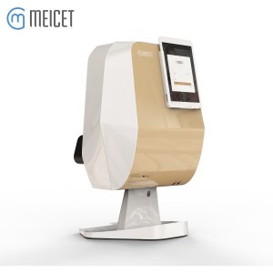 Meicet hottest white/champagne portable iPad version skin analyzer for beauty salon