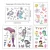 Import Mermaid Temporary Tattoos Under the Sea Party Mermaid Tattoos Body Stickers for Girls from China