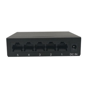 Metal case 5-port networking switch factory price home use unmanaged switch SOHO switch