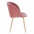 Import Mid-Century Living Room Velvet Accent Arm Chair,Upholstered Club Chair with Solid Steel Legs Modern Furniture,Rose Pink from China