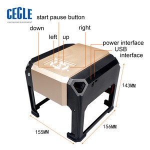 mini desktop portable  cnc laser engraving machine price