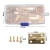 Import Mini Hinges Set with Screws Bronze or Golden Color Plastic Box For Woodworking Galvanized Steel Furniture Cabinet Hardware from China