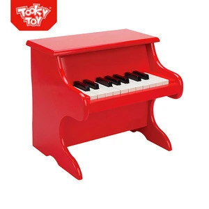 Mini Red Upright Toy Piano Wooden Piano For Children-Small