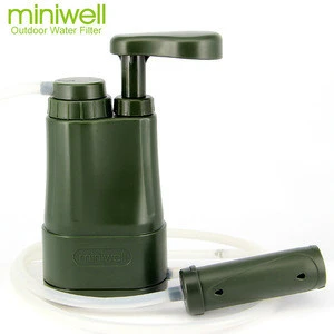 miniwell portable outdoor water filter fresh water treatment government procurement for disaster air dropped supplies