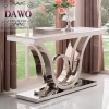 Mirror/MDF Top event stainless steel hotel square cake table