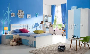 Modern Boys &amp; Girls bedroom Furniture Kids Bedroom Set (SZ-BF8862)