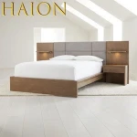 Modern Compact Apartment Residential Hotel Bedroom Furniture Set