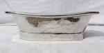 Modern Design Shiny Nickel Tub Style Shampoo Bathroom Sink Wash Basin For Bathroom