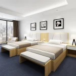 Modern hotel furniture bed modern hotel room set bedroom furniture sets