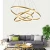 Import Modern luxury led chandeliers pendant lights,Indoor gold ring shaped lighting led chandelier from China