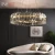 Import Modern Luxury Round Rectangle Living Room Lamp Hotel LED Crystal Chandelier from China