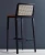 Import Modern Stylish Wood Rattan High Bar stool Leather Seating Cane Backboard Restaurant Bar Stool from China