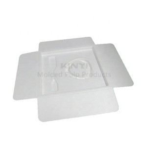 Molded pulp wet pressing biodegradable bagasse paper pulp packaging trays