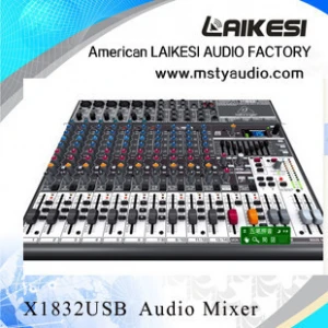 Most competitive price for Professional Audio Video &amp; Lighting X1832 10 channels passive audio mixer