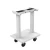Import Movable Height Adjustable Hospital Food Over Bed Table With Wheel from China