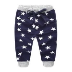 Mudkingdom wholesale boys and girls printed pendant sport kids pants