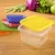 Import Multi Coloured Lids Pp Disposable Vegetable Plastic Container With Separator from China