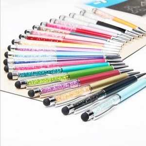 Multicolor stylus crystal diamond ball pen Stylus pen For Cellphone
