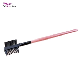 Multifunctional eyelash brush Eyebrow Applicator Cosmetic Makeup Brush black wood handle eyelash brow brush