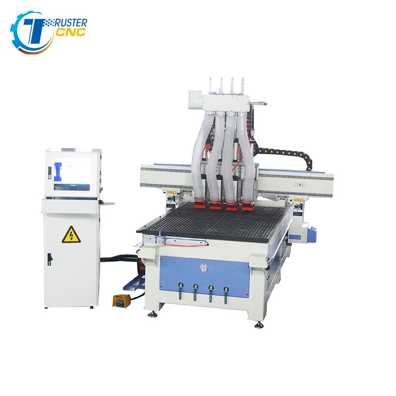 Multiple spindles 2 3 4 Axis woodworking cnc router machine