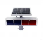 MUYE  Solar Traffic signal Flashing 2-Sided Visibility Warning LED Light
