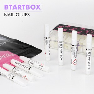 Nail Glue for Press On Nails BTArtbox Adhesive Super Bond for Fake Nails Tips Long Lasting, 0.07 oz ($0.1/pcs)