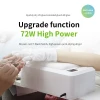 Nail Hand UV LED Lamp Pillow Designed Professional UV Light 72W Powerful Nail Lamp for Nails