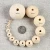 Natural Color Round Wood Beads For Jewelry Making