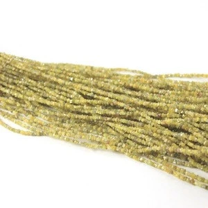 Natural Yellow Diamond Uncut Chips Loose Beads at Pinkcity Export