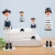 Import naval family group dolls house furnishing articles wooden craft from China