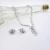 Import Nes0003 Plant Classic Style  inlay CZ Stone Wedding Accessories Bridal Jewelry Sets from China