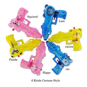 New 6 Kinds cartoon animal  high quality shooting plastic water gun summer products