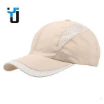 New Arrival Logo Printed Mesh Running Hats Dry Fit Sport Run Cap