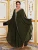 Import New Arrival Loose Muslim abaya with stones Muslim Dubai Arabic Hooded Abaya Dress abaya wholesale dubai muslim dresses from China