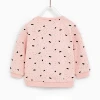 new autumn boutique dot printed sweatshirt girls little cat pullover