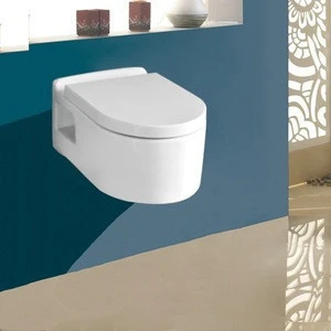 New design hot sale wall hung toilet hidden water tank toilet