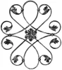 New designed Powder decorative metal wrought iron rosettes