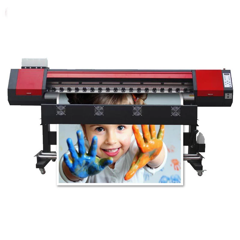 New designs Best Sale 1.8M Indoor Outdoor Fastest Inkjet Printer Solvent Printing Machine
